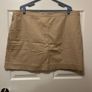 J. Crew khaki chino skirt, size 20